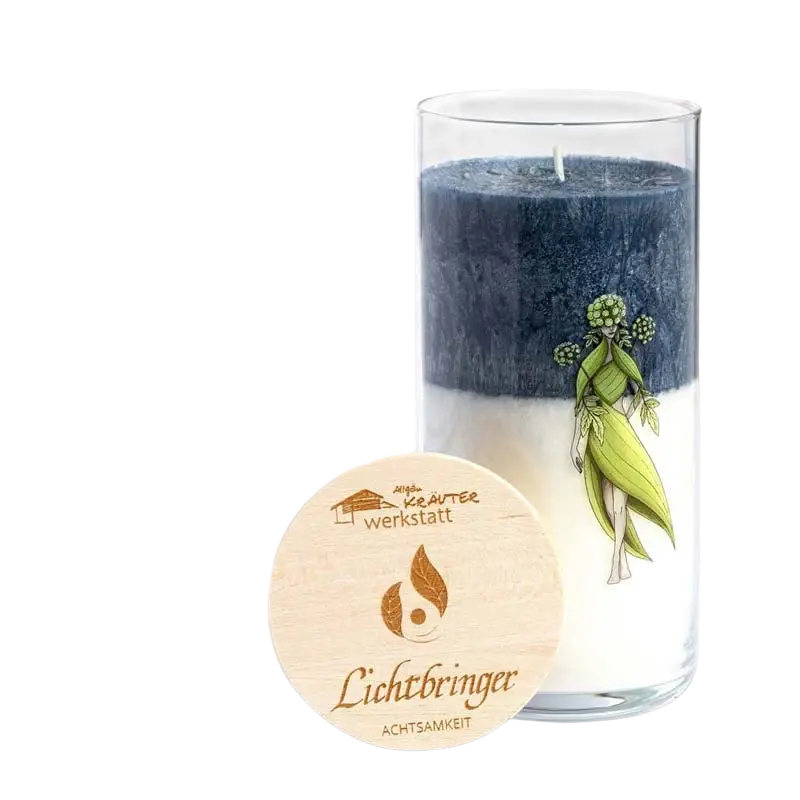 Dessauer Achtsamkeitskerzen im Glas, friedvolle Kerzen für Liebe, Dankbarkeit und inneren Frieden, ideal als Geschenk.