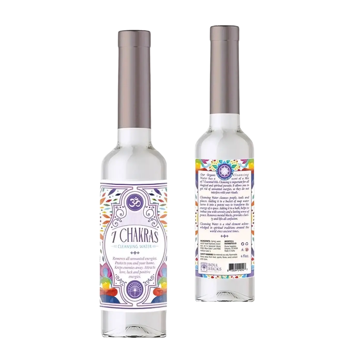 Flüssiges Agua de Florida 7 Chakras Reinigungswasser von Green Tree Candle in 221 ml Flasche, Duftwasser für energetische Reinigung