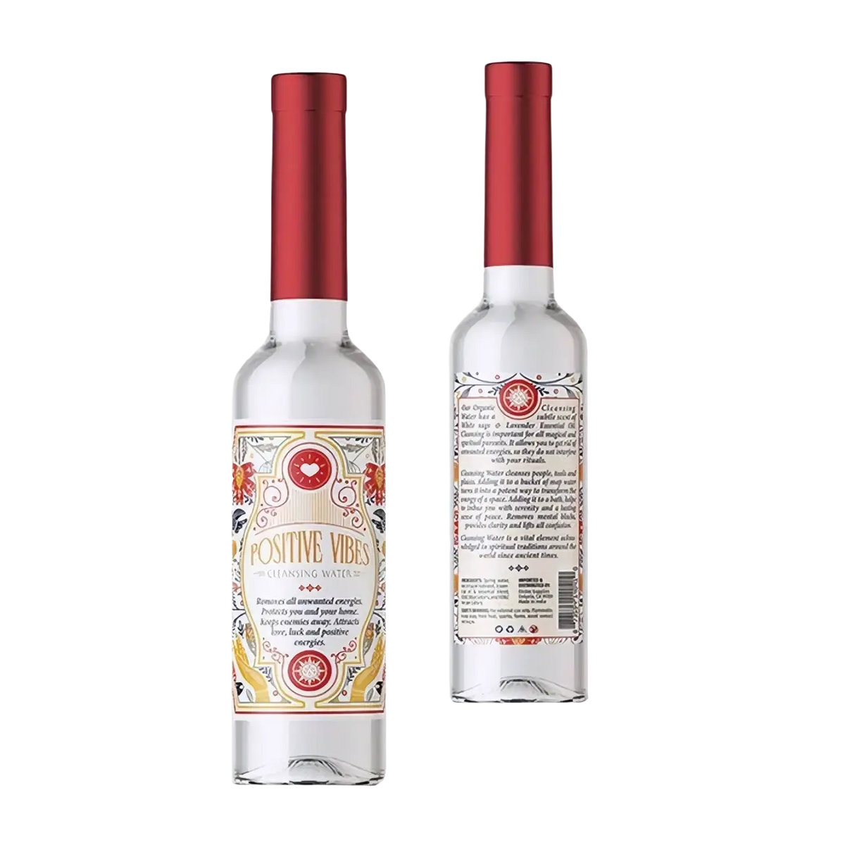 Agua de Florida Positive Vibes Duftwasser von Green Tree Candle, 221 ml, mit energetisierenden und freudvollen Duftnoten.