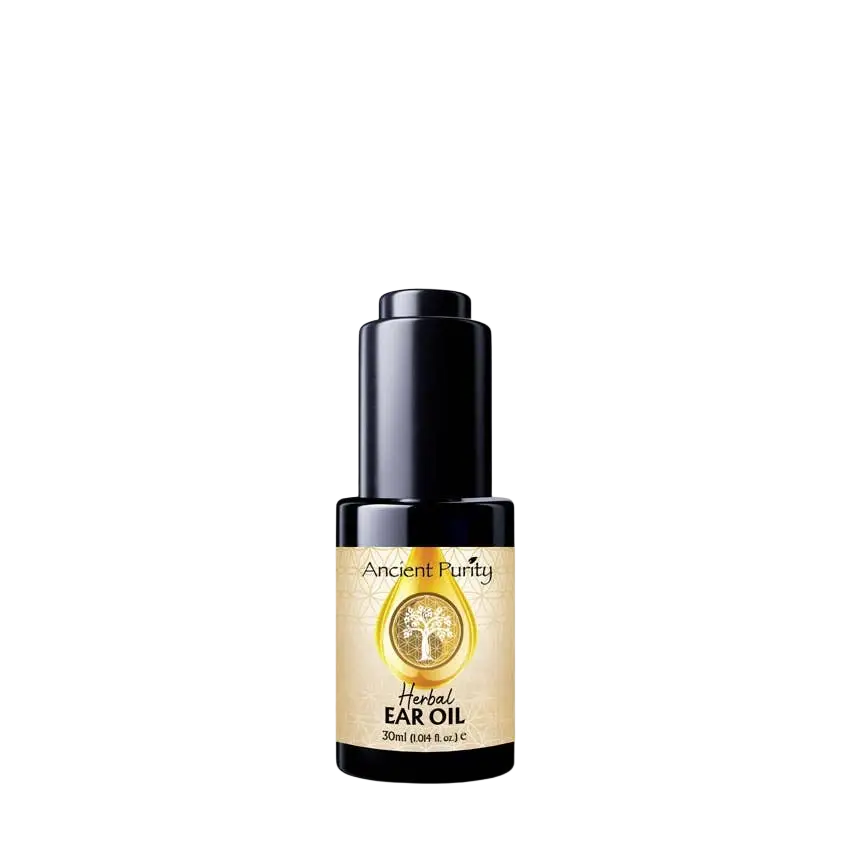 Ancient Purity Ohröl-Formel 30ml mit Königskerze, Oregano und Olive zur Pflege und Reinigung der Ohren, natürliche Körperpflege