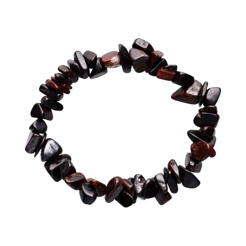 Flexibles Sugilite-Chip-Armband aus Schmuck, handgefertigtes Schmuckstück von Vives de la Cortada S.L, detailreiche Edelstein-Accessoire