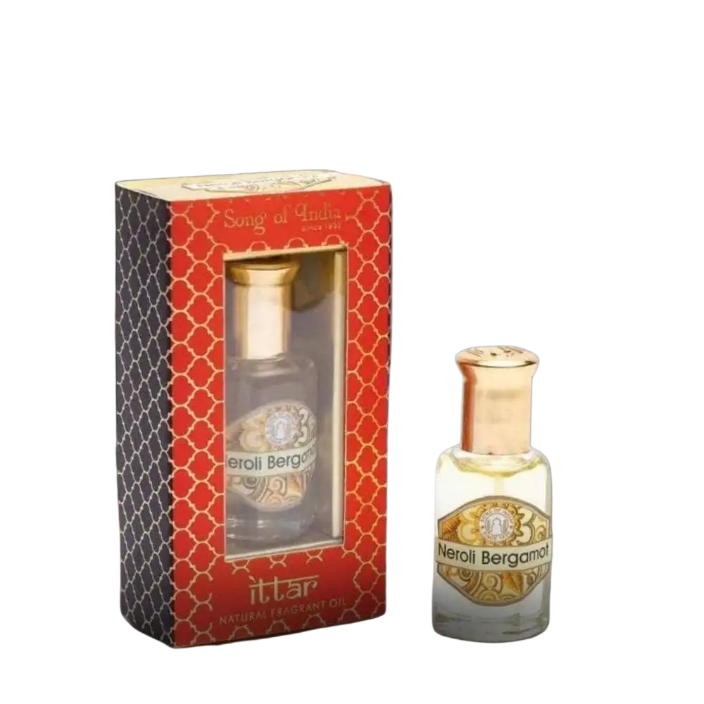 Ayurveda Specialist B.V. Duftöl Parfüm mit Neroli und Bergamotte, 10 ml, Naturkosmetik-Körperpflege in eleganter Flasche