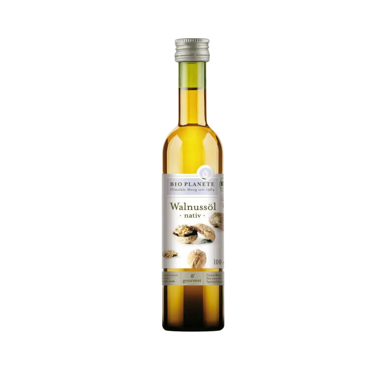 Bio Planète Bio Walnussöl nativ, kaltgepresst, in 100 ml Flasche, voll Omega-3-Fettsäuren, natürliches Bio-Öl