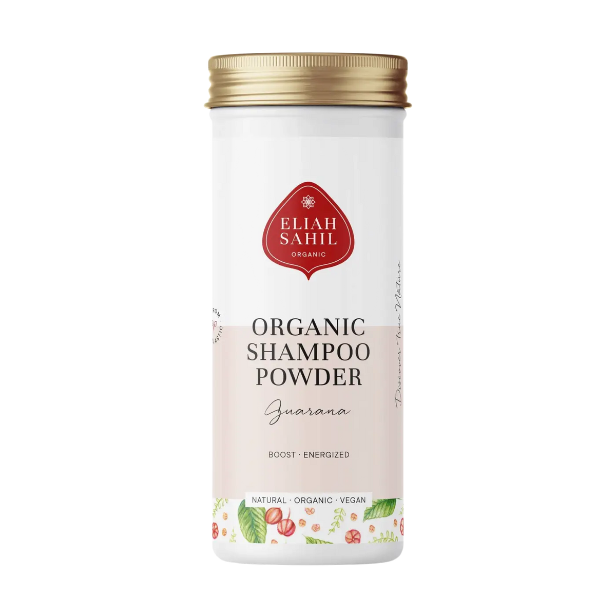 Bio Shampoo Guarana von Eliah Sahil Organic Care für fettiges Haar und Haarausfall, mit belebender Guarana-Wirkung auf dem Bild