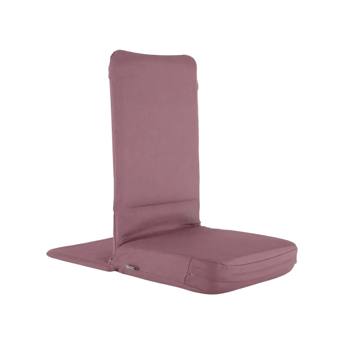 Ein bodhi mandir backjack bodenstuhl in dusty purple mit gepolstertem sitz und rückenlehne aus samtstoff