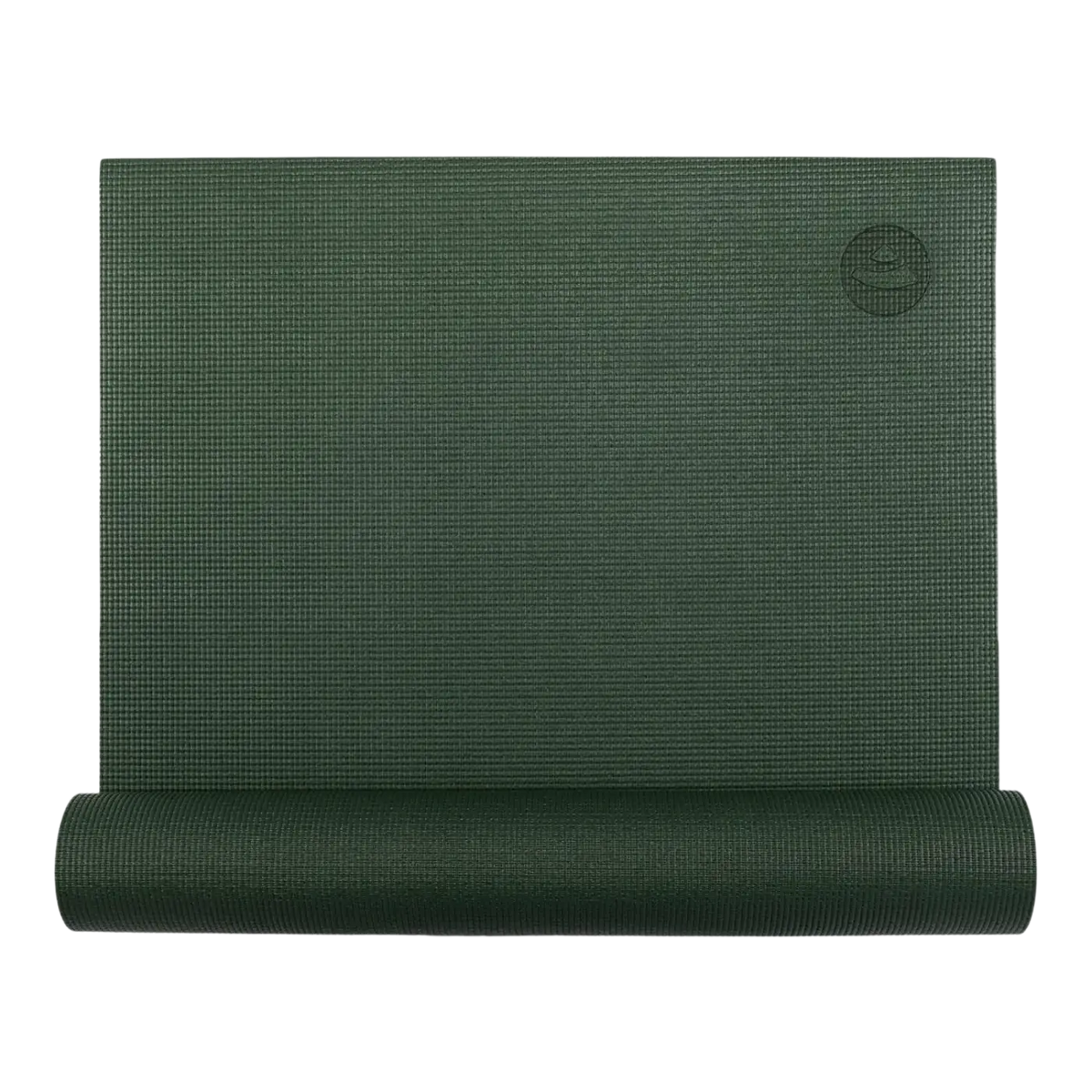 Bodynova Yogamatte ASANA in waldgrün, strukturierte Oberfläche, rutschfest und ideal für Yogaübungen, langlebig und bequem.