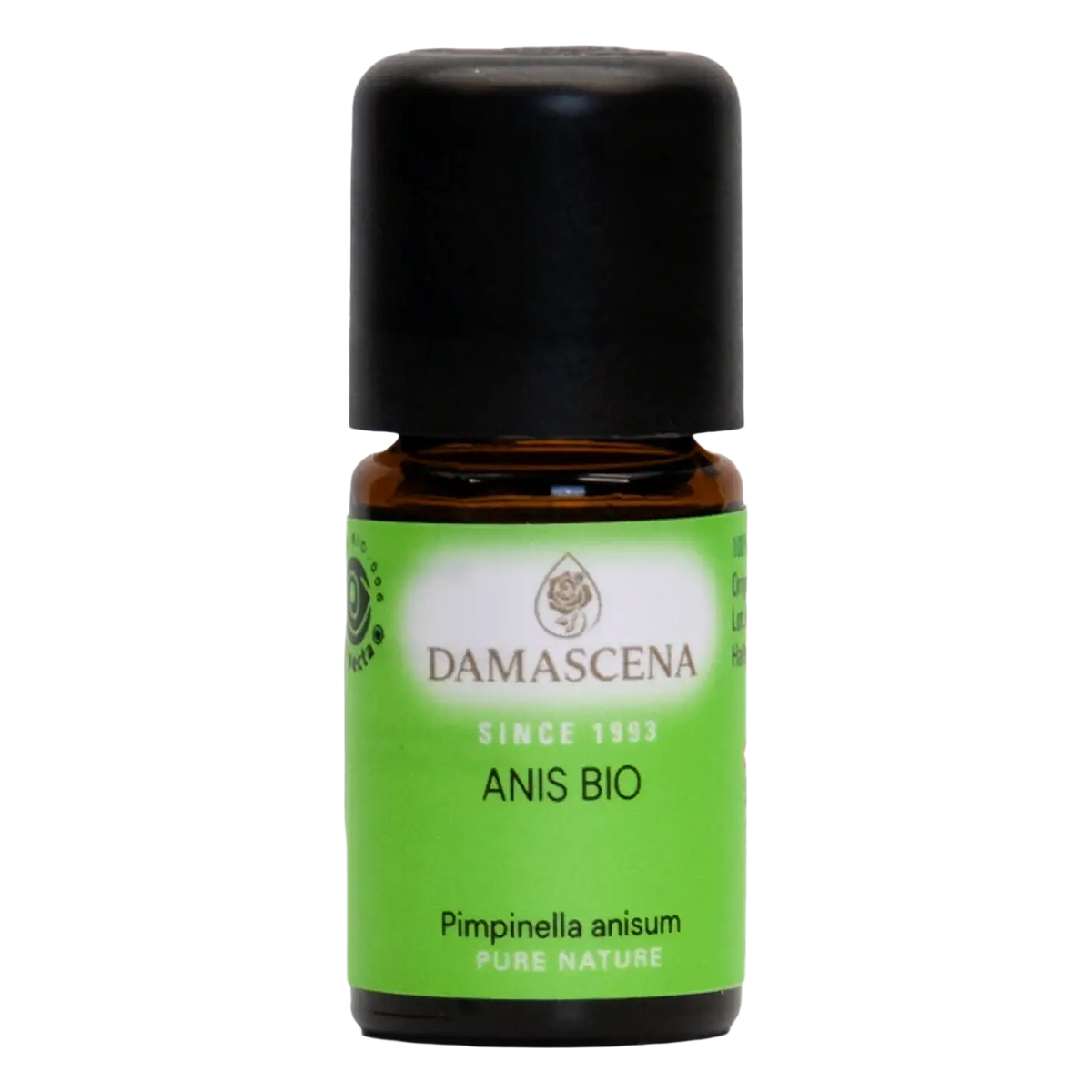 Damascena Bio Anis Ätherisches Öl 5 ml, naturreines Anisöl für Aromatherapie, Wohlbefinden und innere Balance