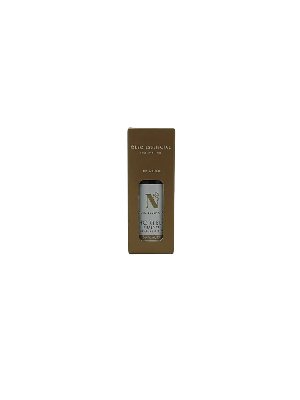Ätherisches Pfefferminzöl von d’Natureza, 100% rein, ideal für Aromatherapie und Massage, flüssiges Öl in dunkler Flasche