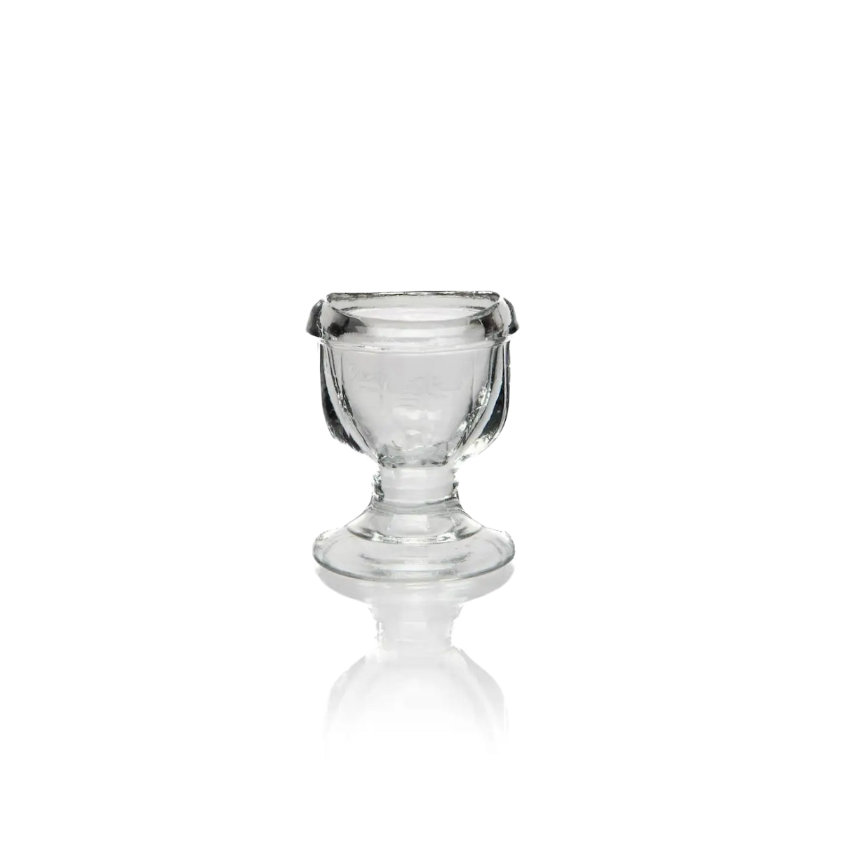 Glas-Augenwaschbecher von PAAVANI Ayurveda, für Augenreinigung, Hydratation und Aufhellung, mit klarem Glasdesign.