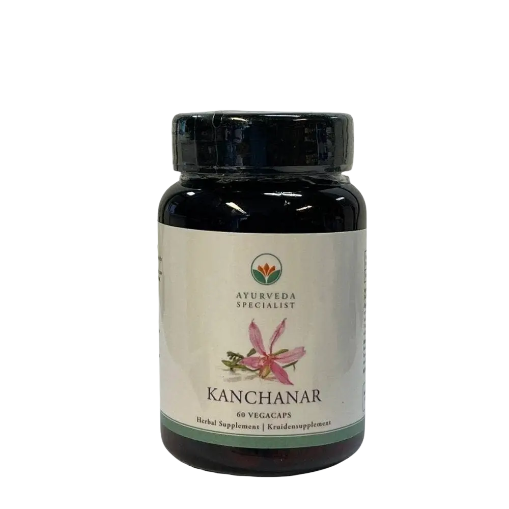 Kanchanar Nahrungsergänzung in 60 Vegacaps, natürliche Unterstützung für Hautgesundheit und Hormonbalance, Ayurveda Specialist B.V.