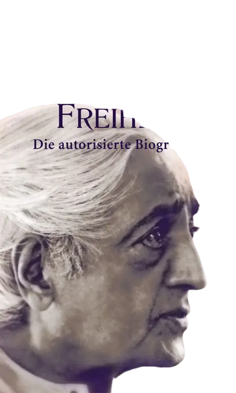 Buchcover von "Krishnamurti – Ein Leben in Freiheit" von Pupul Jayakar, inspirierende Biografie eines spirituellen Lehrers