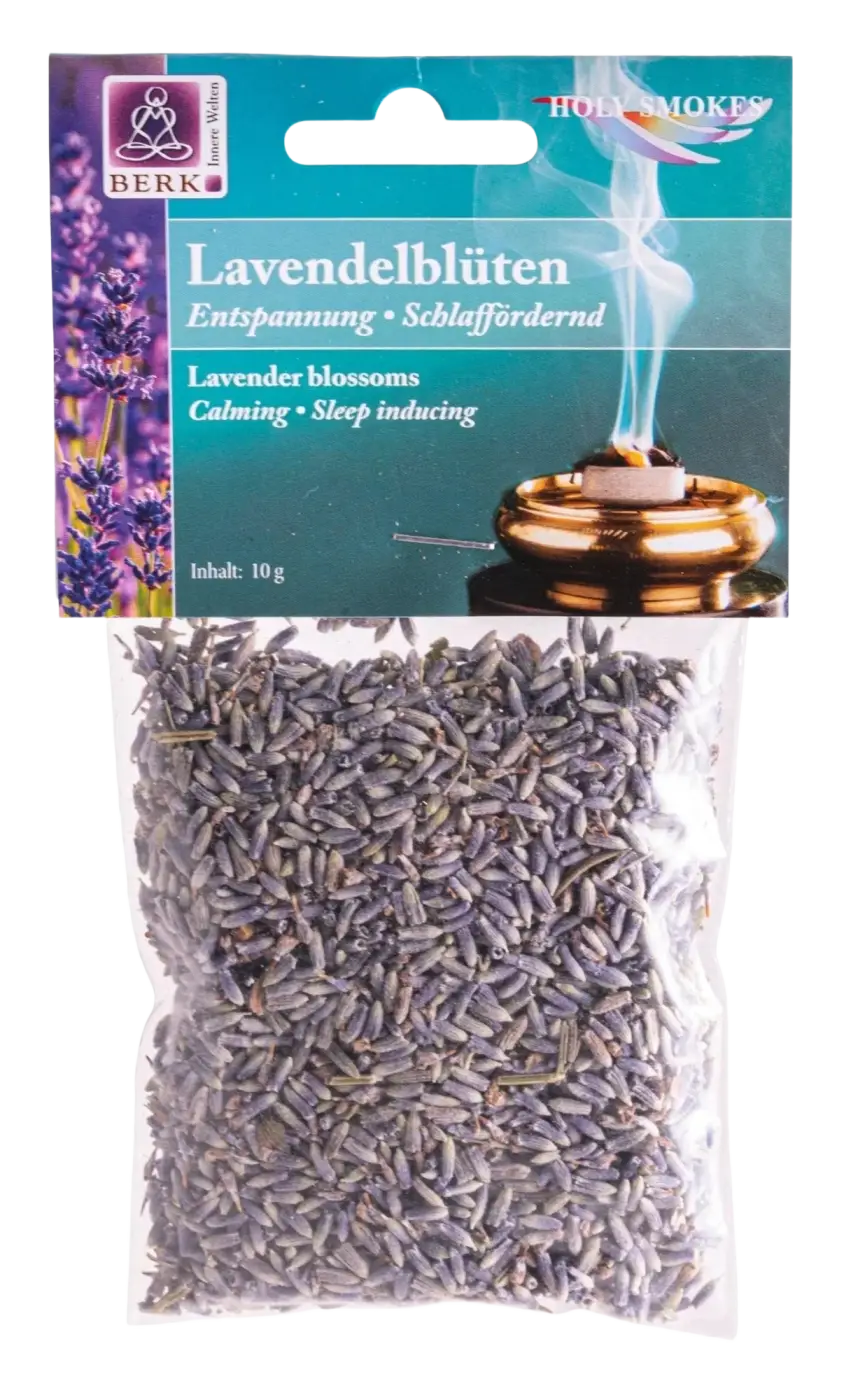 Lavendelblüten, 10 g, duftende Räucherware von Dessauer, frische, getrocknete Blüten für Räucherrituale und Aromatherapie.