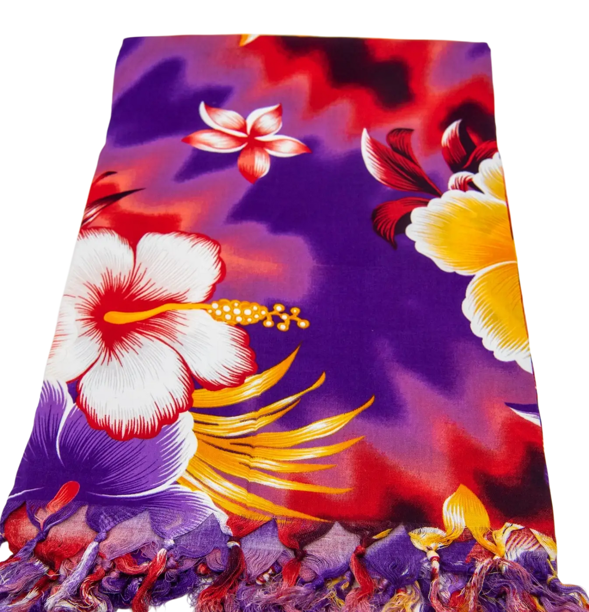 Lunghi Sarong Pareo Tuch, 160x115 cm, aus Hamamtuch von Mana Shop, lebendiges Tuchschal in leuchtenden Farben und weicher Baumwolle.