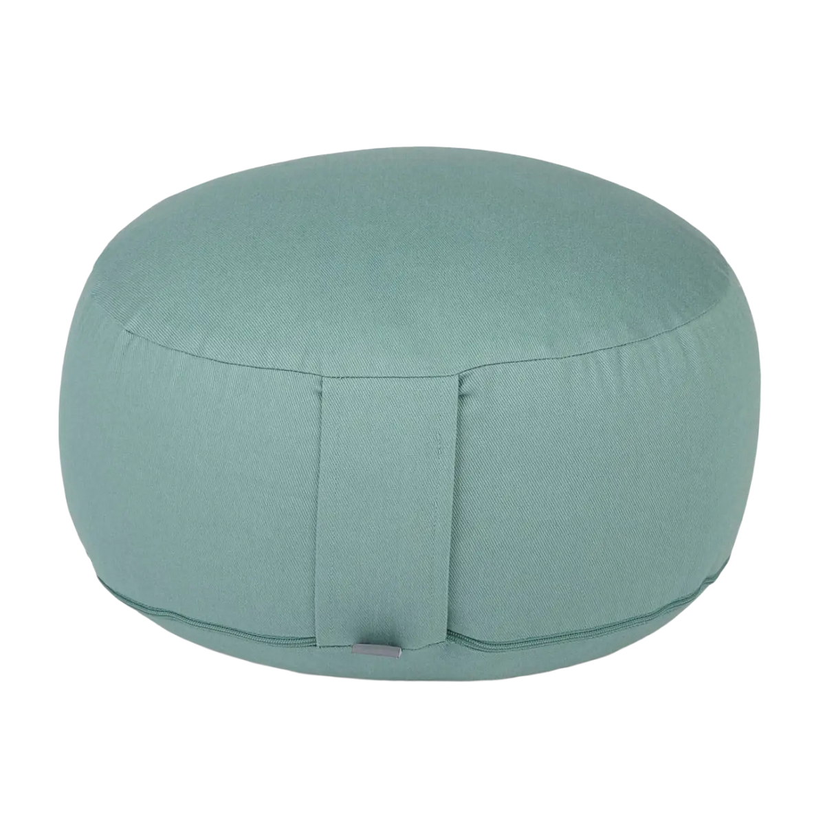 Meditationskissen RONDO ECO Dinkel von Bodynova, rundes Kissen in mineralblau mit weicher Oberfläche und nachhaltigem Material