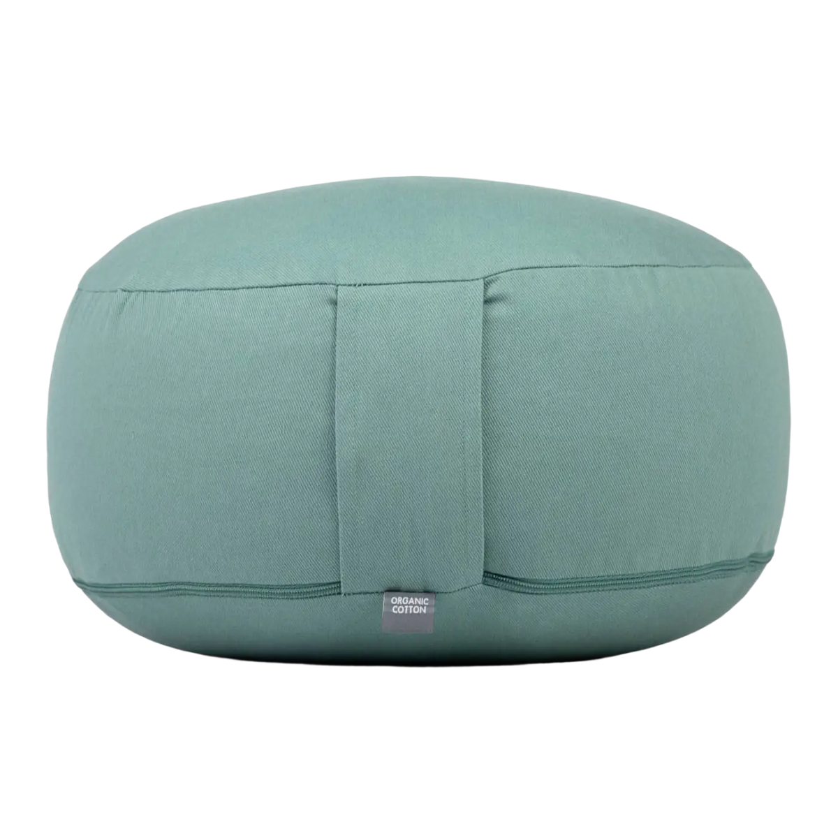Meditationskissen RONDO ECO Dinkel von Bodynova in mineralblau, rundes, bequemes Meditationskissen aus nachhaltigem Material.