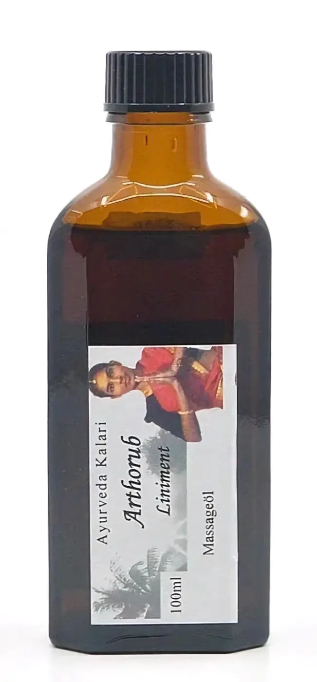 Midgard Kalari Arthorub Liniment Spezialöl in 100ml, Ayurveda Spezialöl für Gelenk- und Muskelbeschwerden