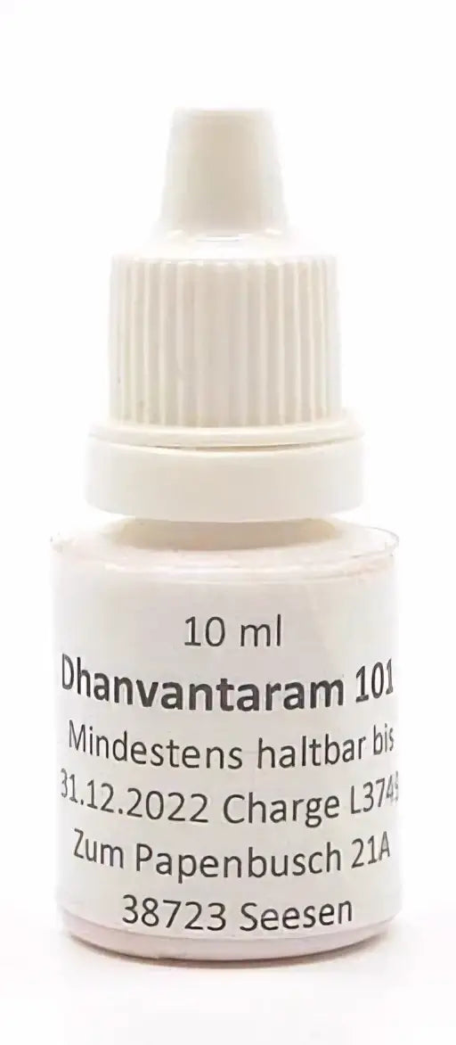 Midgard Kalari Dhanwantaram Thailam 101A, 10ml, ayurvedisches hochkonzentriertes Öl in Flasche für spezielle Anwendungen