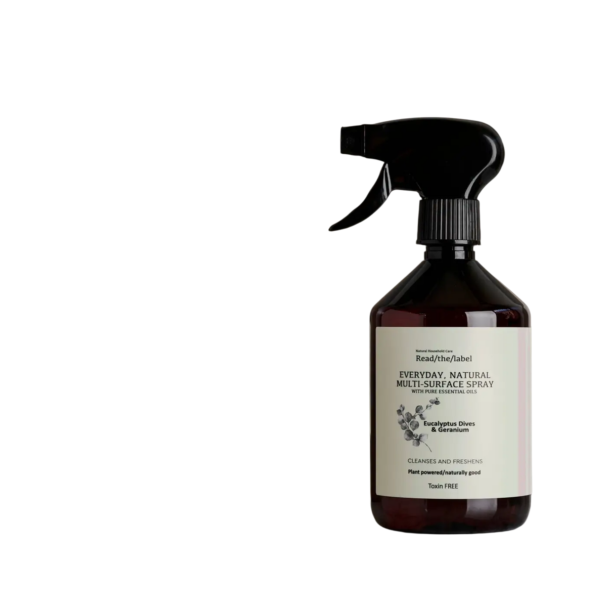 Natürlicher Oberflächenreiniger mit Eukalyptus, Dives & Geranium, 500 ml, von Read The Label, für saubere Oberflächen.