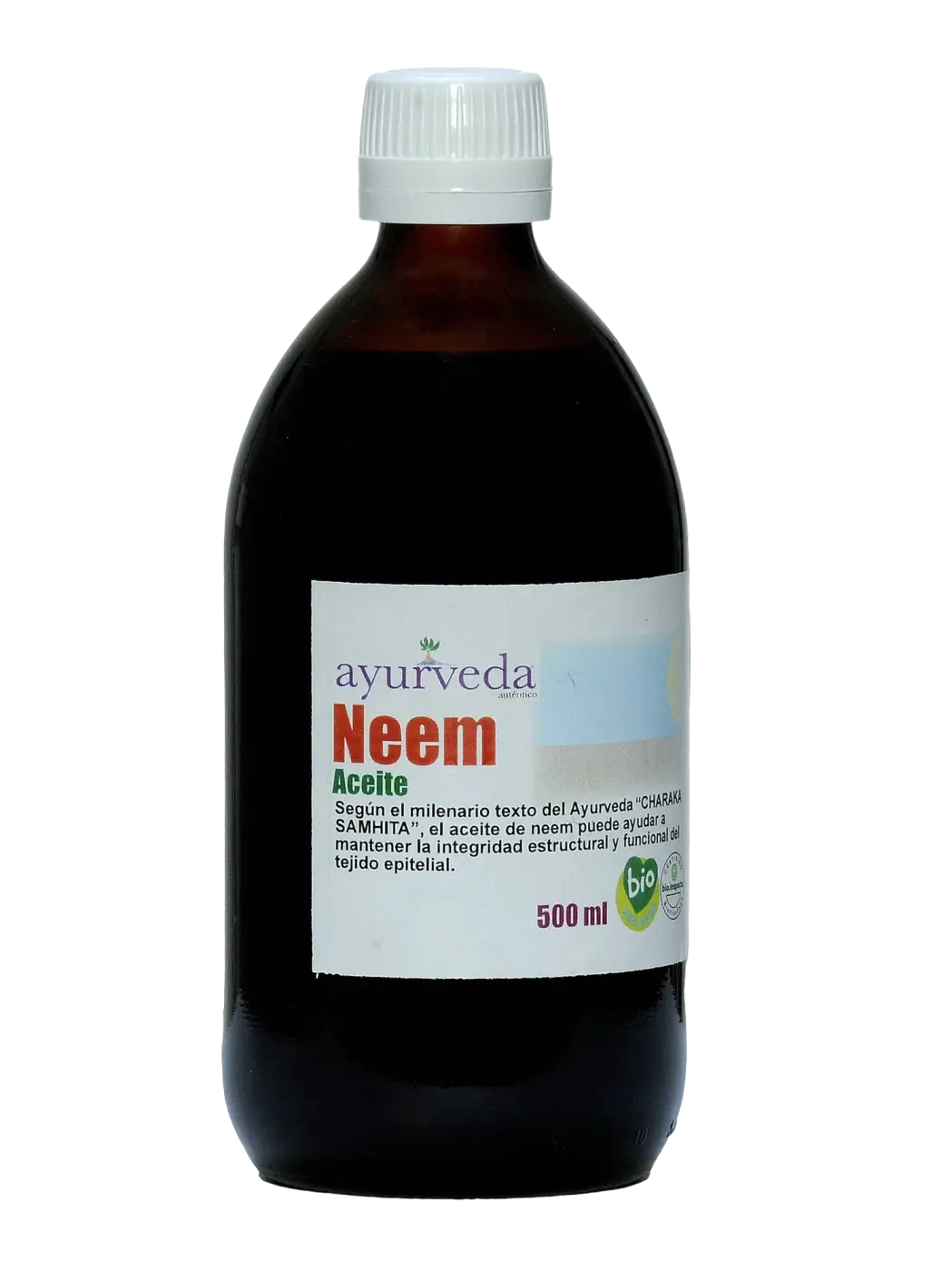 Natürliches Neemöl Pflegeöl für Muskeln und Gelenke in 200 ml Flasche, Ayurveda Auténtico Spezialöl.