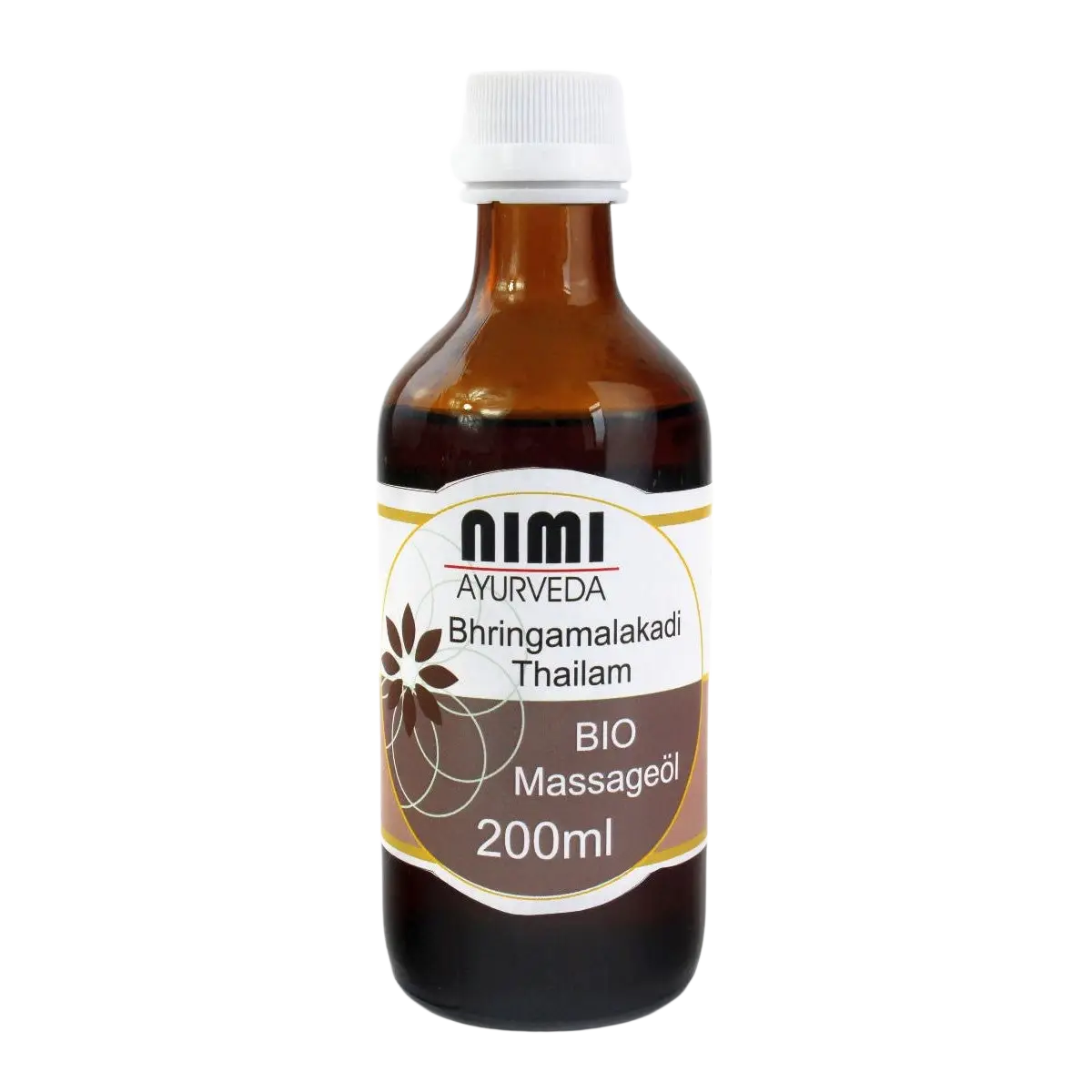 Ayurvedisches Nimi Bhringamalakadi Thailam Bio Massageöl für Kopfhaut, Haare und Körper, natürliches ayurvedisches Pflegeöl