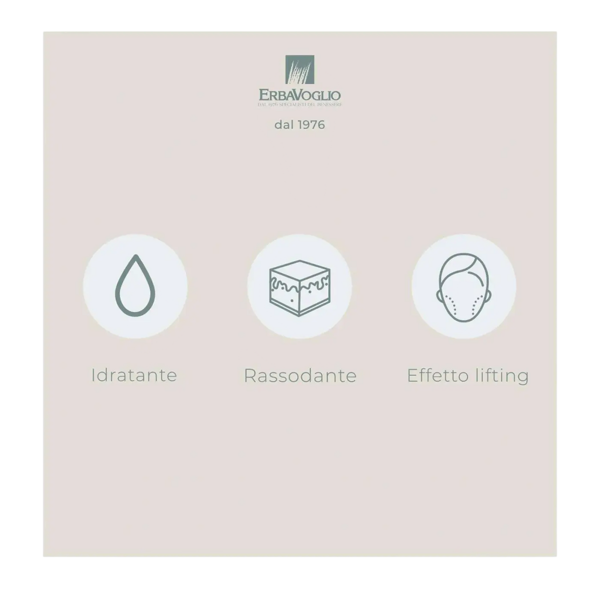 Erbavoglio Oasi Anti-Falten-Augencreme, 30 ml, für Augenringe und Tränensäcke, Gesichtspflege, feuchtigkeitsspendend