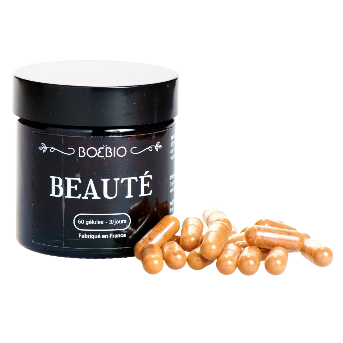 Bioptimal Organic Beauty Boebio Spa-Serie Nahrungsergänzung mit 60 Kapseln für Hautalterung und Schönheit