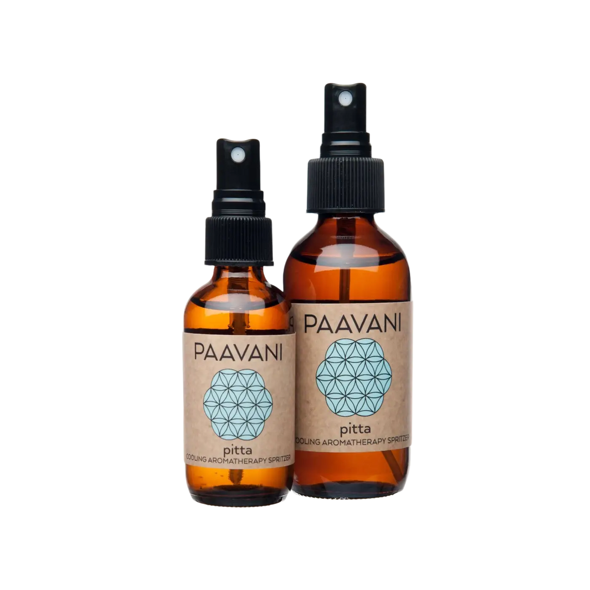PAAVANI Ayurveda Pitta Aromatherapie Spritzer mit kühlendem, erfrischendem Nebel für die Körperpflege, ideal für ayurvedische Anwendungen