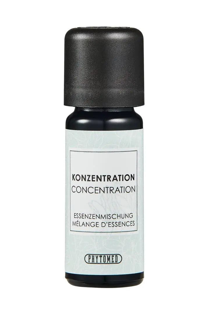 Ätherisches Öl Konzentration von Phytomed, 10ml Flasche mit aromatischer Essenzenmischung für bessere Konzentration