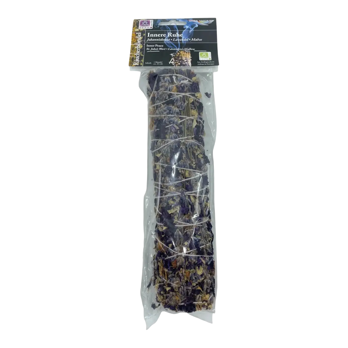 Verpacktes Räucherbündel "Innere Ruhe" von Dessauer, 20 cm Räucherwaren mit natürlichen Kräutern zur Entspannung.