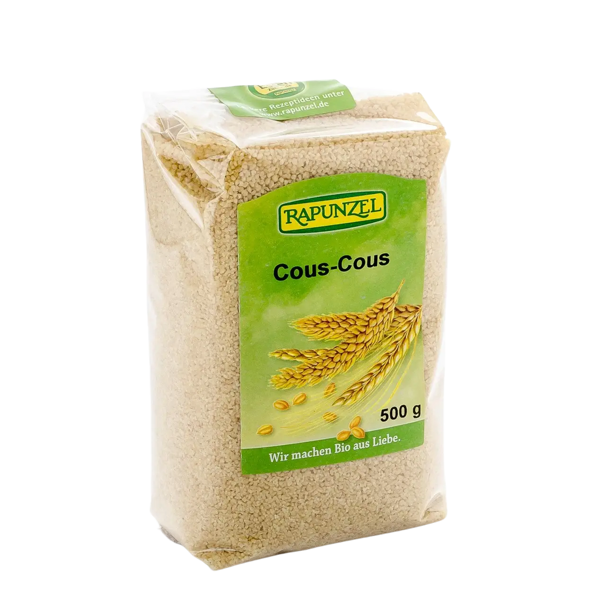 Rapunzel Bio Couscous in Packung, Getreide und Hülsenfrüchte, 500 g, EU-Qualität
