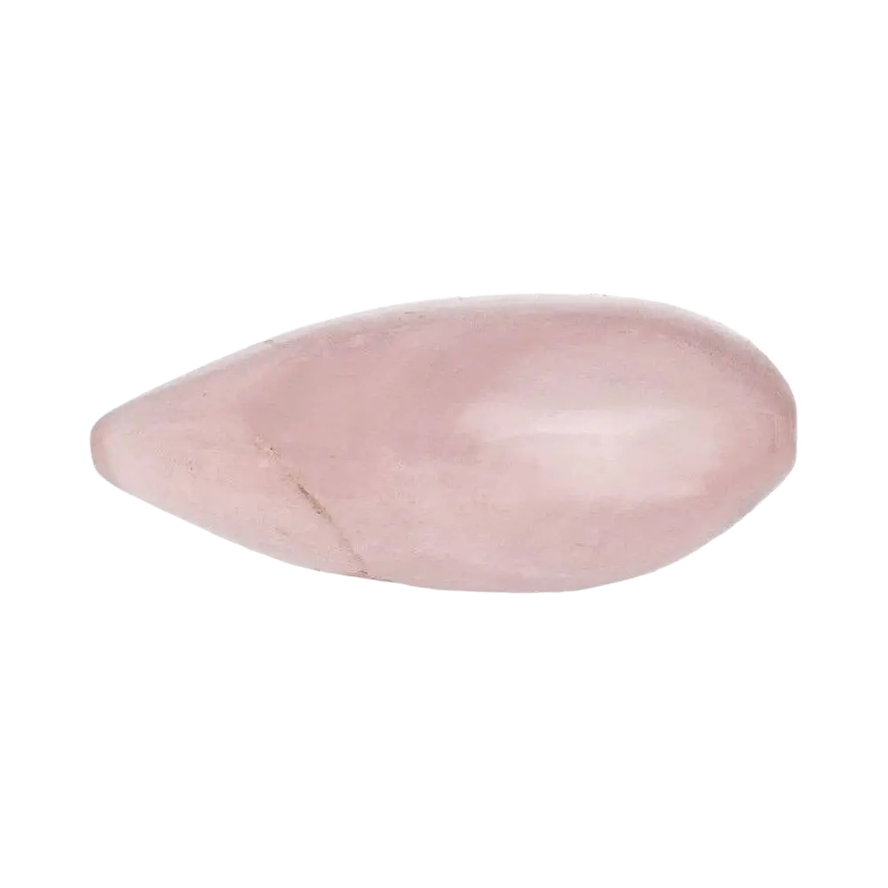 Glattes, durchscheinendes rosa Rosenquarz-Herz als Schmuckstück von Vives de la Cortada SCP.