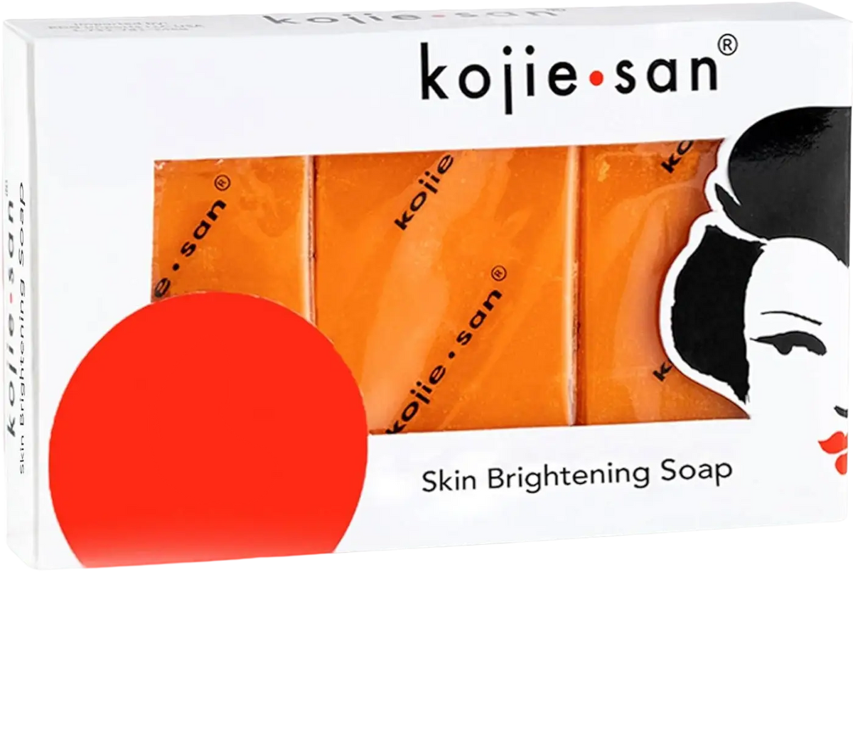 Sanfte Gesichtshautpflege mit Kojie San Seife, 3×65 g, für Aufhellung und klare Haut, von KT Supply
