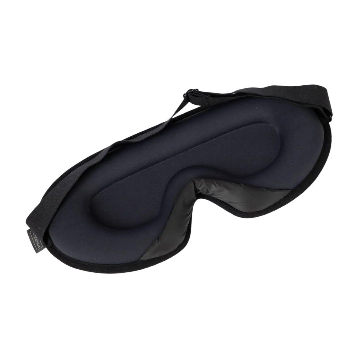 Schwarze Schlafmaske von Bodynova für Tiefenentspannung, bequemes Zubehör zur Augenbinde und Entspannungstherapie.