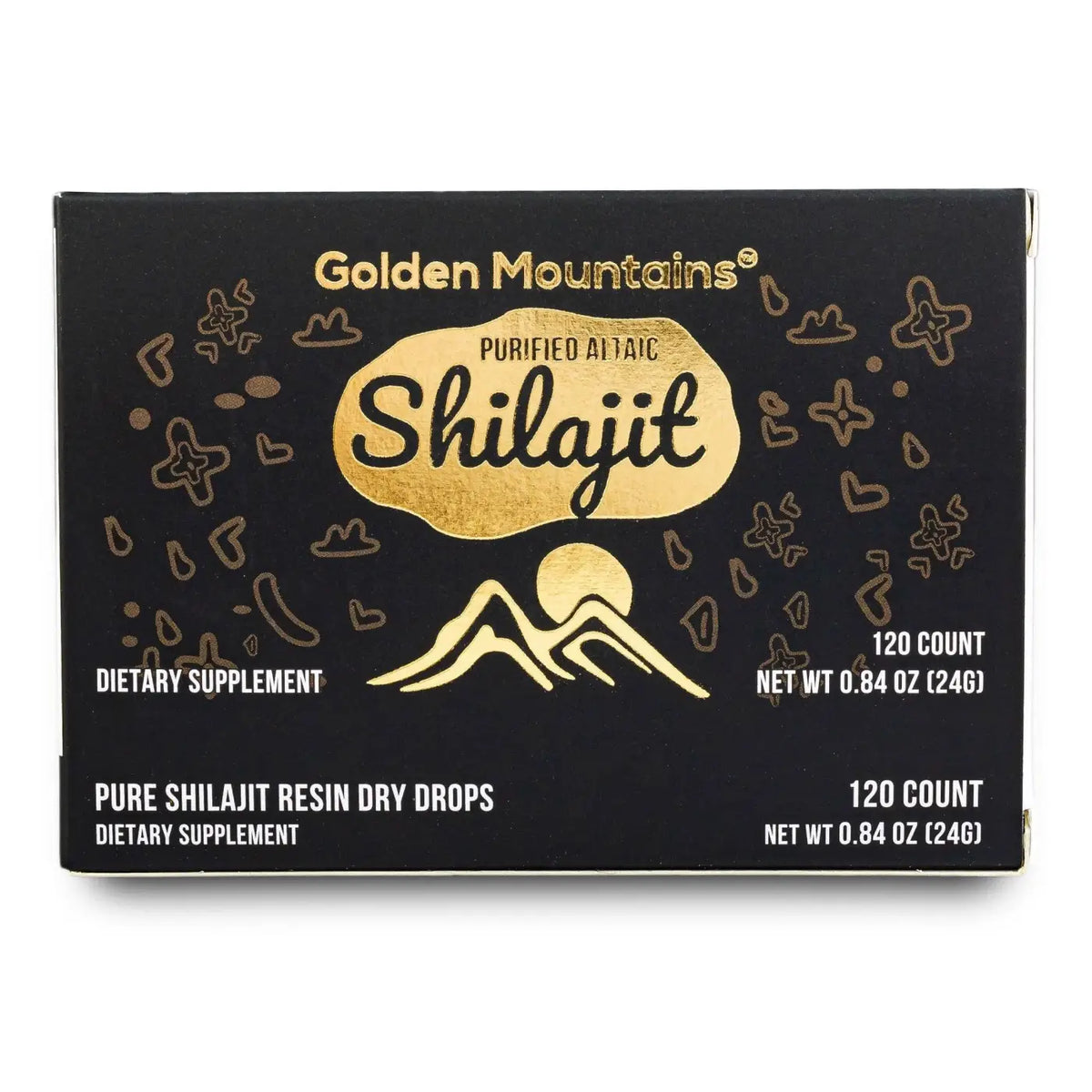 Sibirisches Shilajit in 120 trockenen Tropfen von SiberianGreen, Nahrungsergänzung, goldene Berge, grüne sibirische Natur