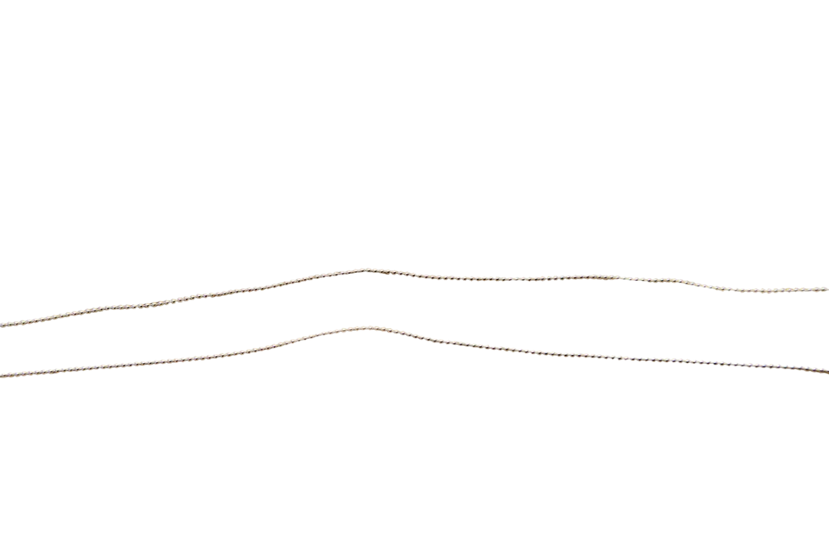 Polierte Silberkette aus 925 Sterling Silber, verstellbar auf 40, 42 und 45 cm, eleganter Schmuck von Mana Shop