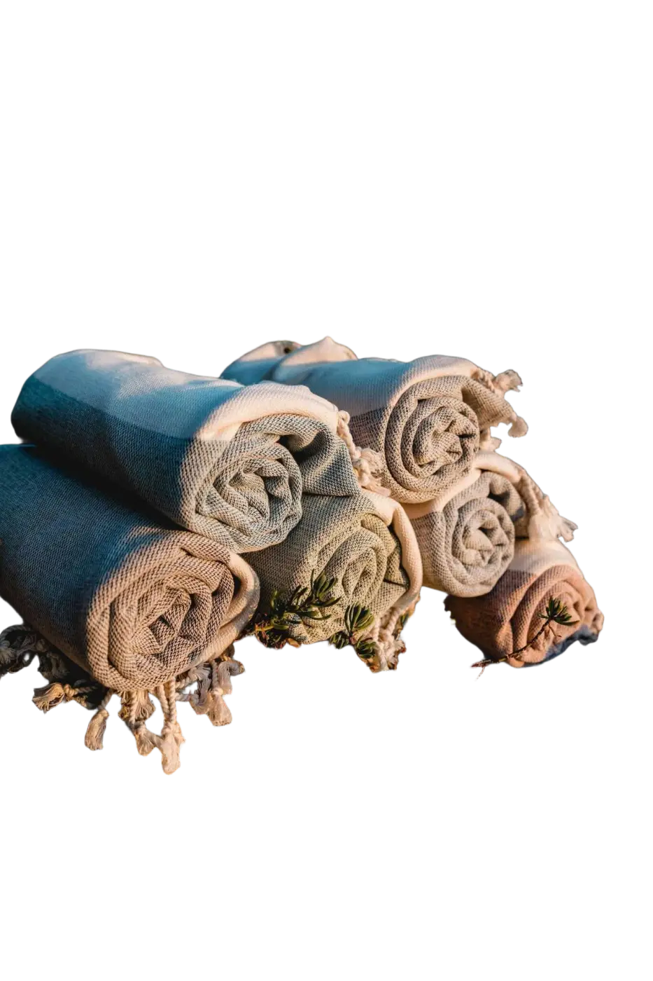Deutsches Hamamtuch von Ecobain, 160x95 cm, weiches Strandtuch, Badetuch und Saunatuch in Rugged Towel Design