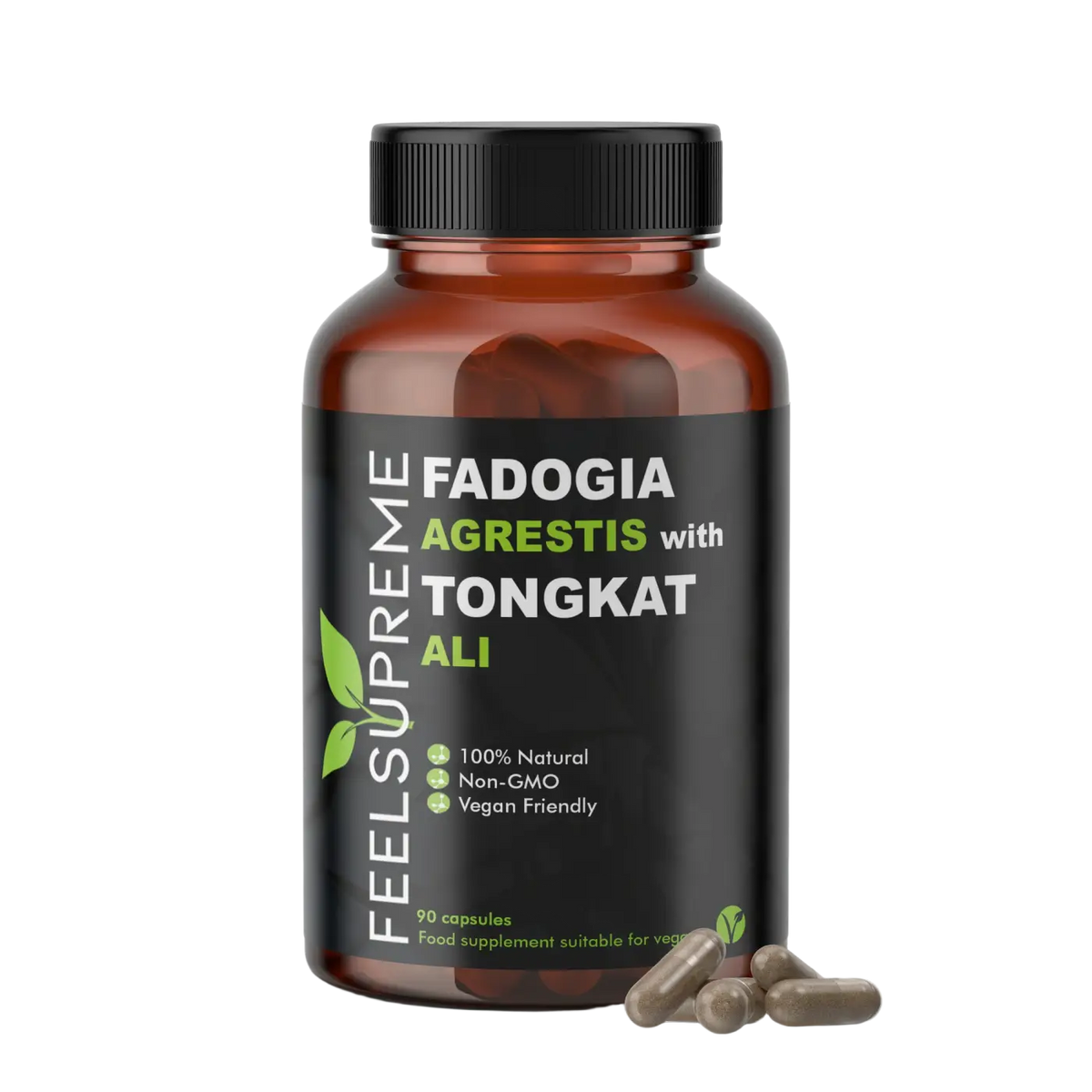 Tongkat Ali Fadogia Agrestis Kapseln, Dose