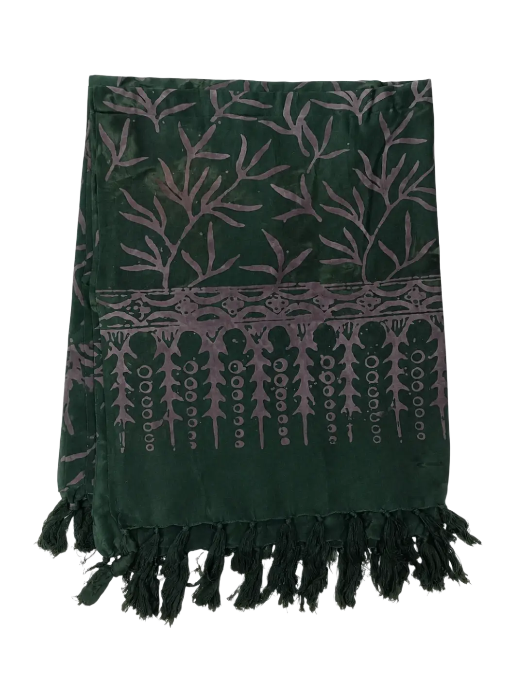 Dunkelgraues Waldbaden Lunghi Sarong Pareo Tuch, 160x115cm, handgefertigtes Hamamtuch von Mana Shop.