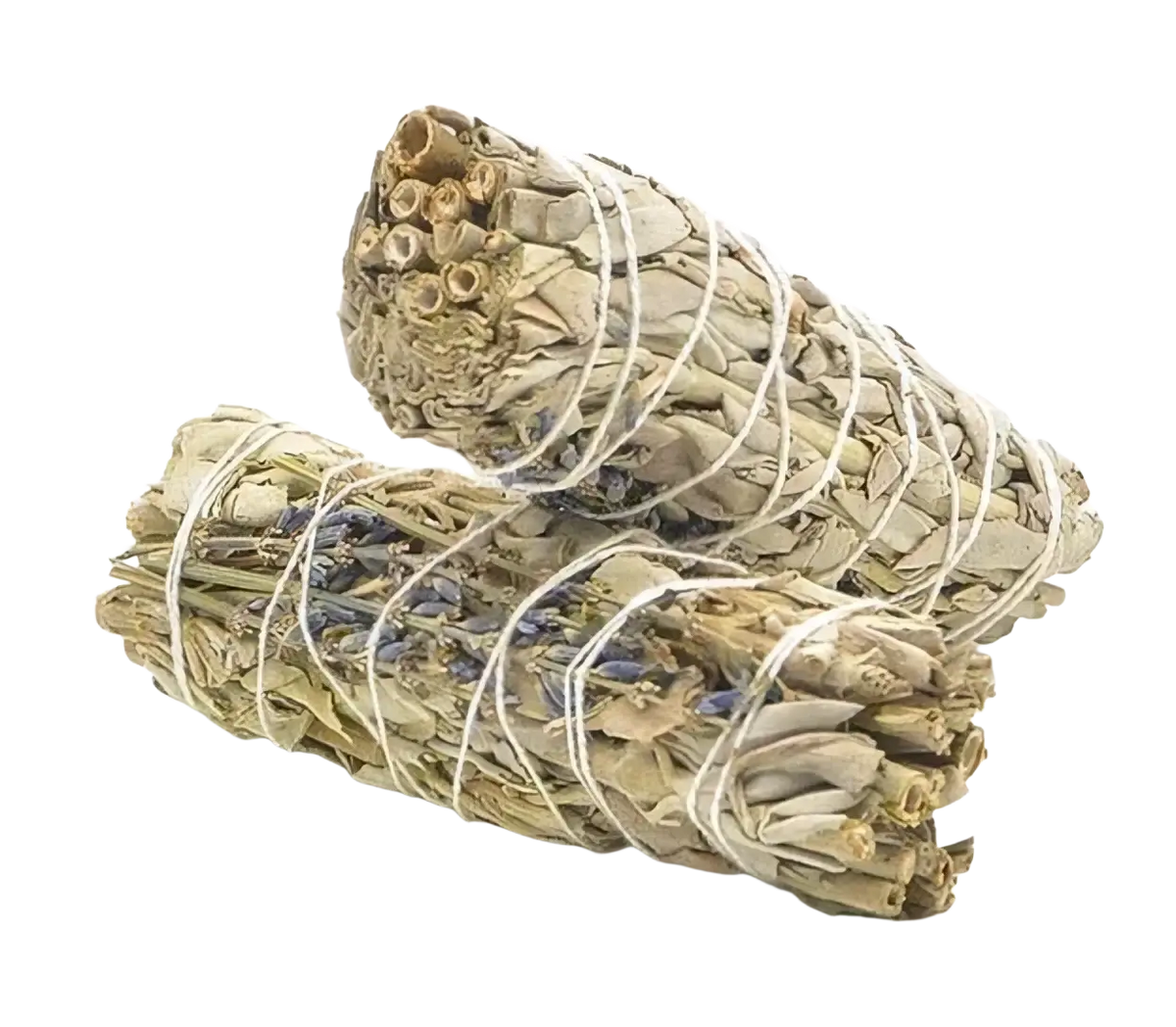 Weißer Salbei mit Lavendel Räucherbündel von Berk, natürliche Räucherware zur Reinigung und Entspannung.