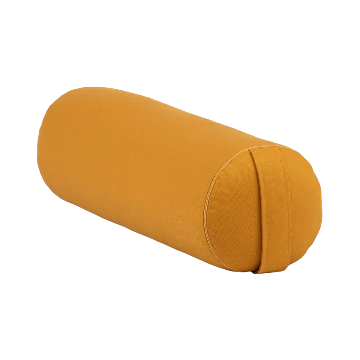 Bodynova Yoga Bolster ECO Dinkel in Honiggelb, weiches zylindrisches Kissen für Yogaübungen, aus nachhaltigen Materialien