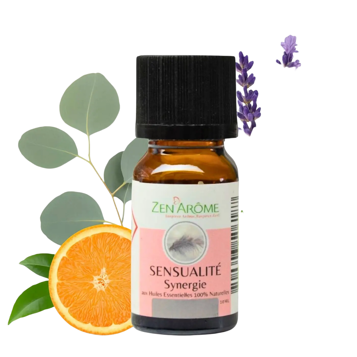 Ätherische Öl-Synergie Sensualität von Zen'Arôme in 10 ml Flasche, ideal für Diffusor, aromatische Duftmischung
