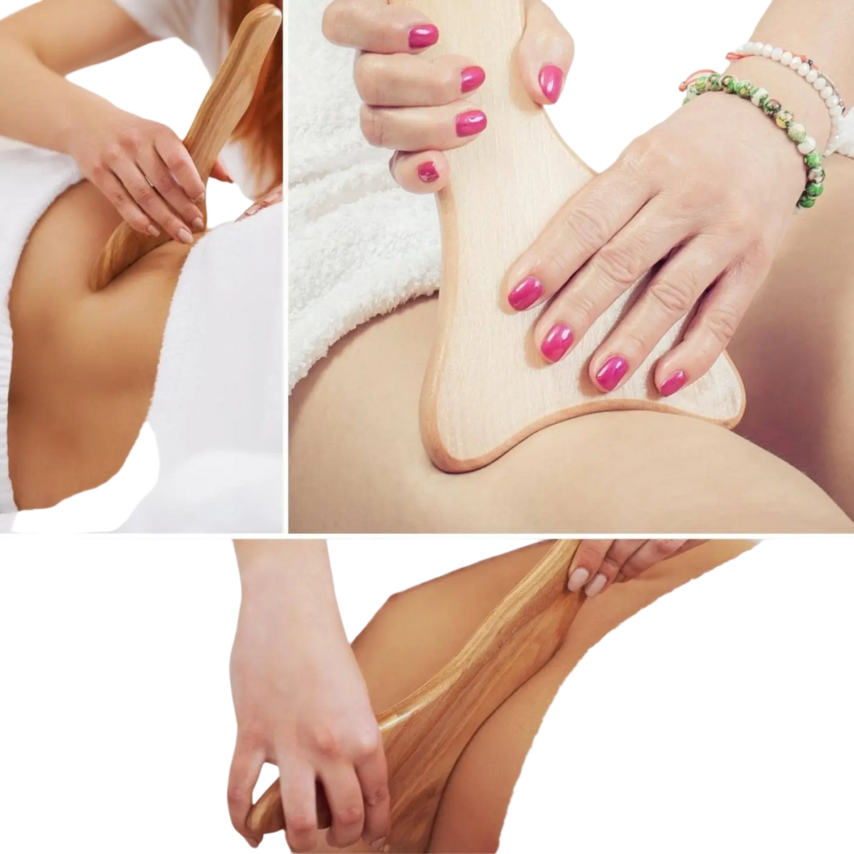 Zen'Arome Madérothérapie Holzmassagegerät Maryse für Körperformung, Entspannung und Detox, Zubehör für Massage und Therapie