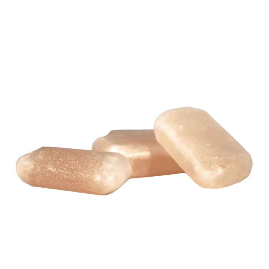 Natürliche Himalaya-Salzseife von Zen'Arome für Gesicht, Peeling und Reinigung, zeigt die Seife in einer ansprechenden Verpackung.