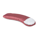 Coussin de yoga pour les yeux, bandeau OM avec lavande, mako satiné rose foncé