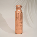 Reine Kupferwasserflasche gehämmert ± 750 ml – Ayurveda Specialist B.V.