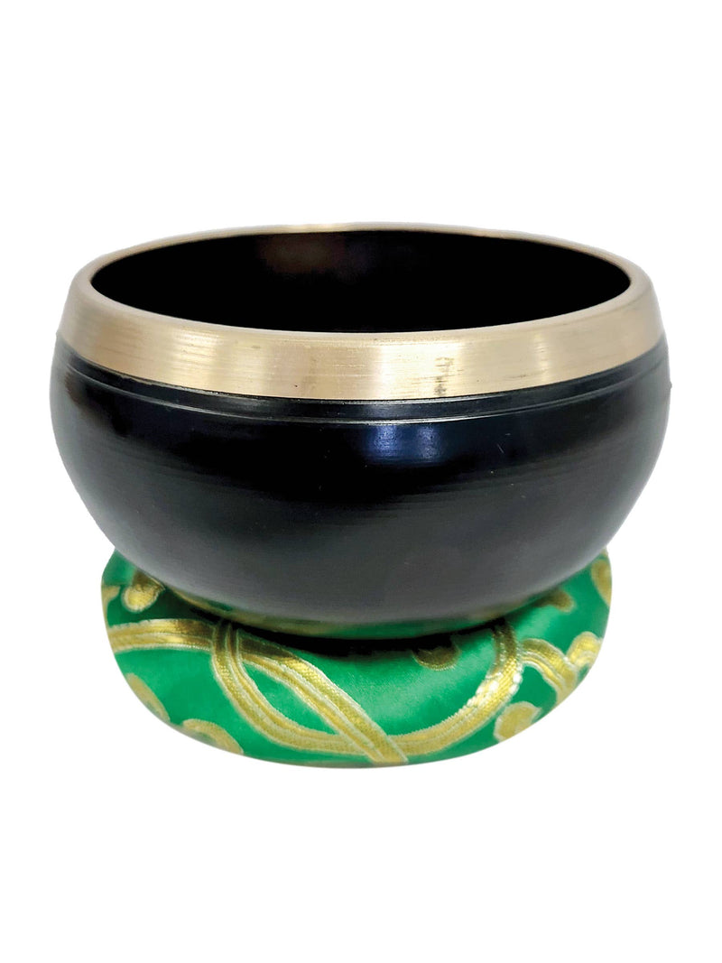 Black Tree of Life singing bowl 10 cm x 6.35 cm