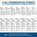 Mehrsprachiges Informationsblatt für Prowise Magnesiumglycinat mit Gebrauchsanweisungen und Inhaltsstoffen in sieben europäischen Sprachen.