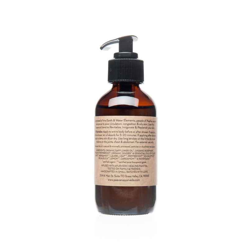 PAAVANI Ayurveda - Kapha Körperöl | Belebendes Abhyanga-Öl für fettige Haut