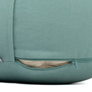 Meditation cushion RONDO ECO spelled mineral blue