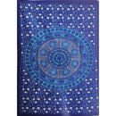 Tapestry, ritual cloth, bedspread Sun Stars Mandala Galaxy - 213 x 137 cm